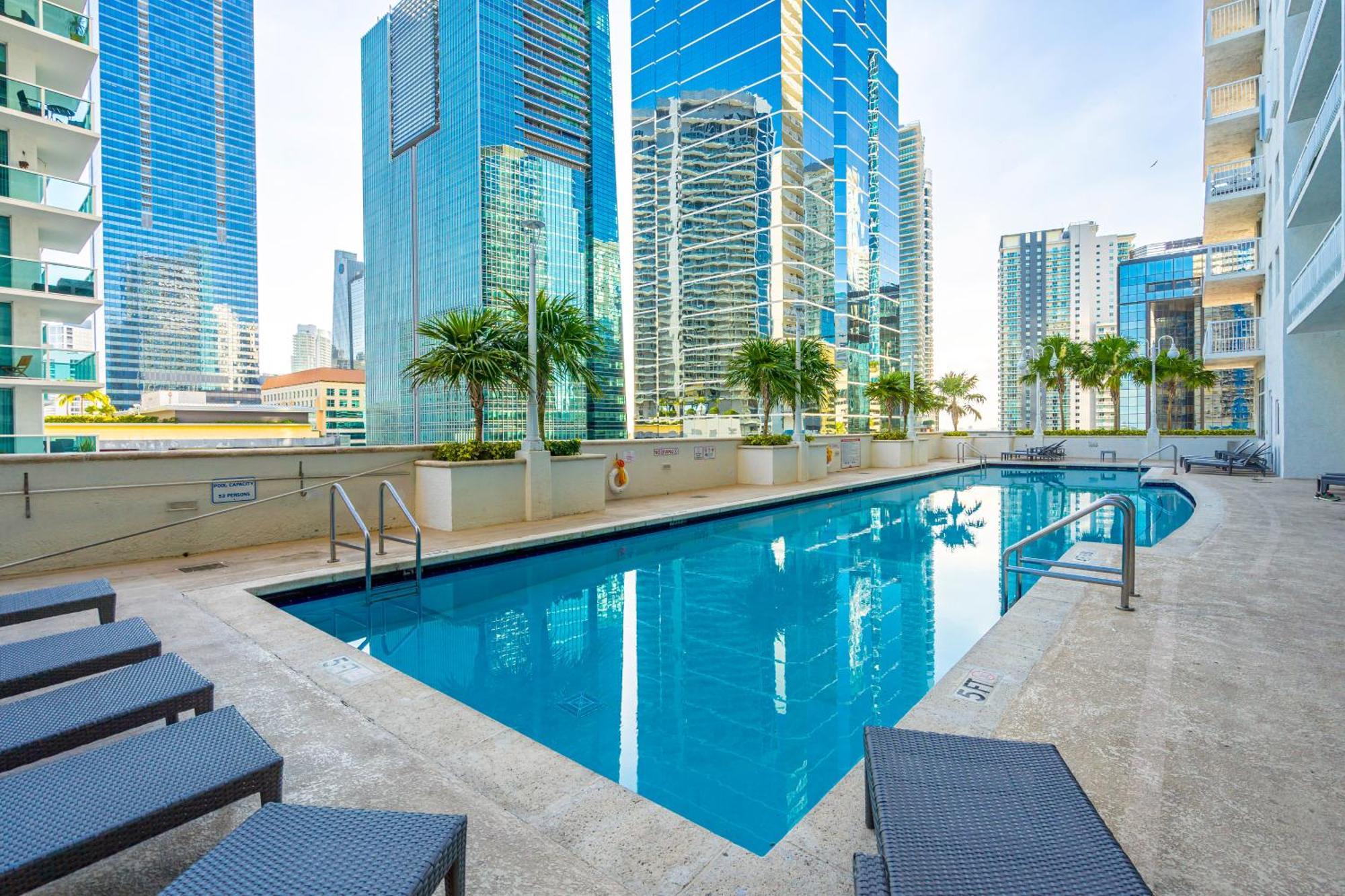 Lux 2B/2B Brickell - Free Parking Lejlighed Miami Eksteriør billede